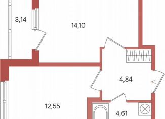 Продам 1-комнатную квартиру, 37.7 м2, Сертолово