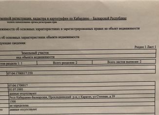 Продается земельный участок, 20 сот., село Карагач, переулок Мисрокова