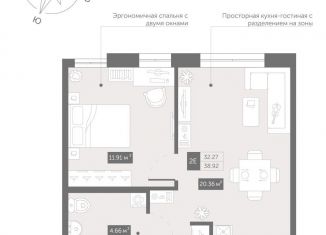 Продажа 1-комнатной квартиры, 38.9 м2, Санкт-Петербург, муниципальный округ Чёрная Речка