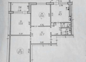 Трехкомнатная квартира на продажу, 66.8 м2, Самара, проспект Карла Маркса, 16, метро Московская