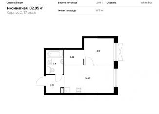 Продажа 1-ком. квартиры, 32.9 м2, Владивосток