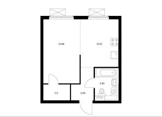 Продажа однокомнатной квартиры, 34.3 м2, Москва, ЖК Перовское 2