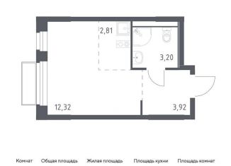 Продается квартира студия, 22.3 м2, поселение Филимонковское, жилой комплекс Квартал Марьино, к2