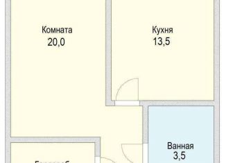 Продаю 1-ком. квартиру, 37 м2, Краснодар, Степная улица, 1/1к2, ЖК Приоритет