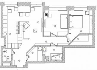 Продажа трехкомнатной квартиры, 112 м2, Москва, проспект Маршала Жукова, 8к3, станция Хорошёво