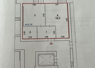 Продажа 1-ком. квартиры, 43.3 м2, Волгоград, Шекснинская улица, 60, ЖК Бейкер Стрит