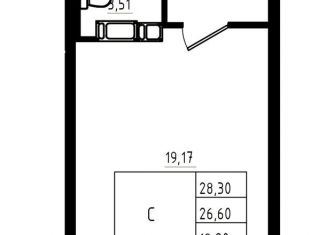 Продаю квартиру студию, 28.3 м2, Мурино, ЖК Тридевяткино Царство