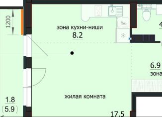 Продам 1-комнатную квартиру, 39 м2, Кировская область, улица Свободы, 141