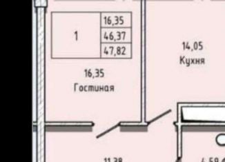 Продается 2-комнатная квартира, 64.9 м2, Нальчик, район Предгорный, Московская улица