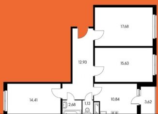 Продам трехкомнатную квартиру, 100 м2, Москва, 1-й Красногвардейский проезд, 22с2, метро Деловой центр