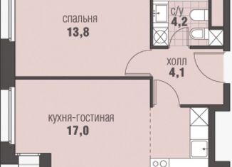 Продаю 1-комнатную квартиру, 39.1 м2, деревня Румянцево, улица Инженера Кнорре, 7к3, ЖК Хоумсити