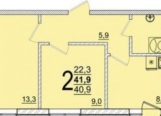 Продаю 2-комнатную квартиру, 41.9 м2, аул Новая Адыгея, ЖК Дарград