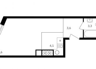 Продажа квартиры студии, 28.6 м2, Москва, район Щукино, улица Берзарина, 30Б