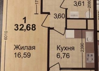 Продаю однокомнатную квартиру, 32.7 м2, Рязань, ЖК Северный, микрорайон Олимпийский городок, 2