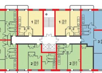 Продажа трехкомнатной квартиры, 64 м2, Москва, улица Красных Зорь, 55, станция Рабочий Посёлок