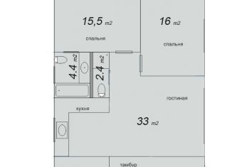 Продаю дом, 92 м2, посёлок городского типа Новый, Грибная улица