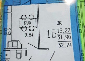 1-ком. квартира на продажу, 31.9 м2, Павловск, микрорайон Южный, 5