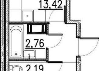 Однокомнатная квартира на продажу, 41 м2, Санкт-Петербург, метро Пролетарская