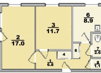 Продам 2-комнатную квартиру, 75.3 м2, Москва, улица Большая Ордынка, 51, улица Большая Ордынка