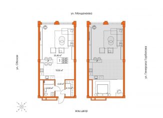 Продажа 2-комнатной квартиры, 65.9 м2, Уфа, ЖК Конди-Нова, улица Менделеева, 132