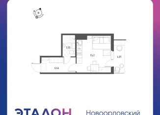 Квартира на продажу студия, 25.7 м2, Санкт-Петербург, метро Проспект Просвещения, Суздальское шоссе, 22к2
