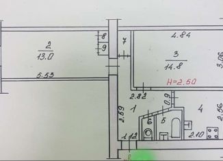 Продается 2-ком. квартира, 44.3 м2, Волгоград, улица Глазкова, 15, Центральный район