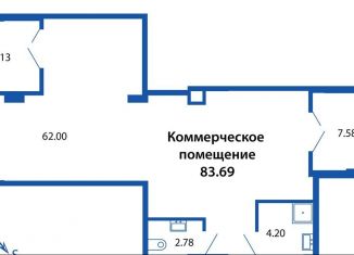 Продажа помещения свободного назначения, 83.69 м2, Санкт-Петербург, Приморский район