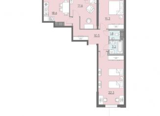 Продам трехкомнатную квартиру, 90.6 м2, Санкт-Петербург, ЖК Цивилизация на Неве