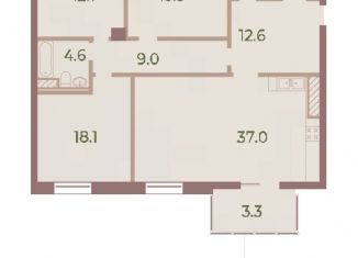 Продам трехкомнатную квартиру, 118.3 м2, Санкт-Петербург, Петровский проспект, 11к2, ЖК Нева Хаус