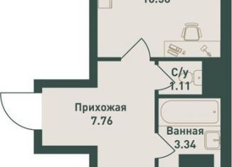 Продается двухкомнатная квартира, 50.2 м2, городской посёлок имени Свердлова