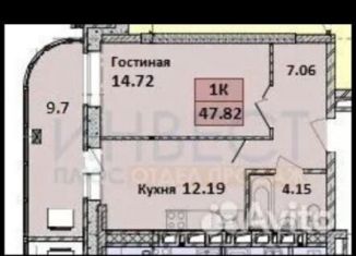 Продам 1-комнатную квартиру, 48 м2, Новосибирск, ЖК Дом на Плановой