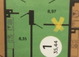 1-ком. квартира на продажу, 34.5 м2, Ростов-на-Дону, ЖК Вест Сайд, Стабильная улица, 3с2