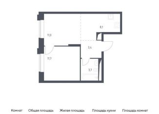 Продается двухкомнатная квартира, 37.9 м2, Москва, Верейская улица, 41с88, Можайский район