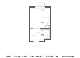 Продается квартира студия, 23.2 м2, Москва, жилой комплекс Алхимово, 16