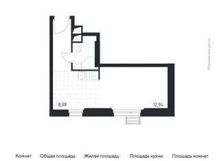 Продаю квартиру студию, 28.5 м2, Московская область, жилой комплекс Спутник, к14