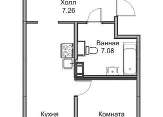 Продаю 2-комнатную квартиру, 37.8 м2, Санкт-Петербург, муниципальный округ Лахта-Ольгино