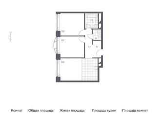 Продается 2-комнатная квартира, 61.8 м2, Москва, жилой комплекс Новоданиловская 8, к2, станция Верхние Котлы
