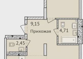 Продам 2-комнатную квартиру, 76.9 м2, Новосибирск, улица Дуси Ковальчук, 248/2, ЖК Заельцовский