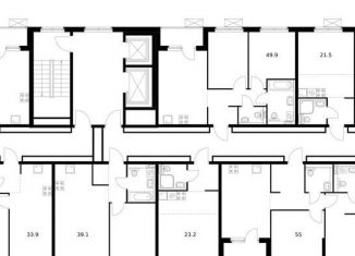 Продается 3-комнатная квартира, 69.8 м2, Ярославль, ЖК Волга Парк, улица Лескова, 44