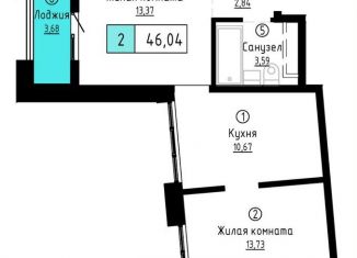 Продается 2-комнатная квартира, 46 м2, Хабаровский край