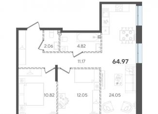 Продаю 2-ком. квартиру, 65 м2, Москва, ЮЗАО, Старобитцевская улица, 7