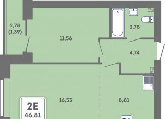 Продам 2-ком. квартиру, 46.8 м2, Пермь, Кировский район