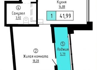 Продам 1-комнатную квартиру, 42 м2, Хабаровский край