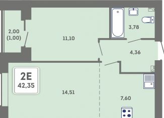 Продается 2-ком. квартира, 42.4 м2, Пермский край