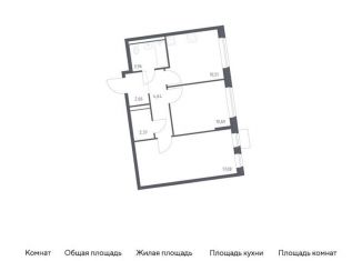 Продается 2-ком. квартира, 51.9 м2, поселение Рязановское, жилой комплекс Подольские Кварталы, к1