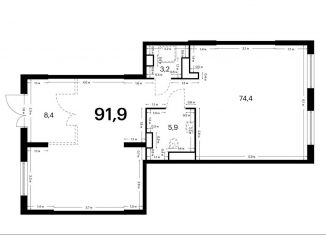 Помещение свободного назначения на продажу, 91.9 м2, рабочий посёлок Боброво, жилой комплекс Восточное Бутово, 41