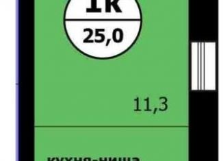 Продаю квартиру студию, 25 м2, Красноярск, Ленинский район