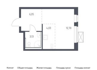 Продажа квартиры студии, 25.9 м2, деревня Мисайлово, микрорайон Пригород Лесное, к14.1