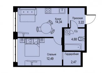 Продается 1-ком. квартира, 37.2 м2, Ленинградская область, Солнечная улица, 2