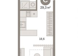 Продаю квартиру студию, 29.3 м2, Москва, Дубининская улица, вл59к2, метро Павелецкая